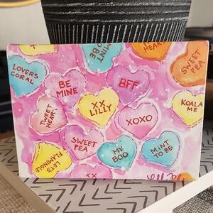 Lilly Pulitzer Print 5x7 Valentines Canvas Custom Decor